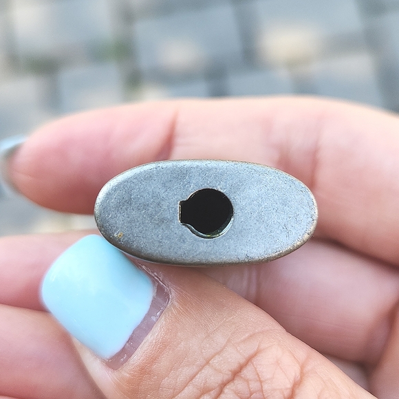 Anthropologie Antiqued Boho Faux Lock Pendant RARE - Picture 5 of 5